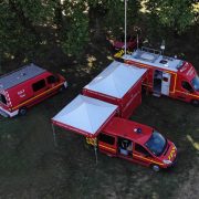 tentes pliantes sapeur-pompiers