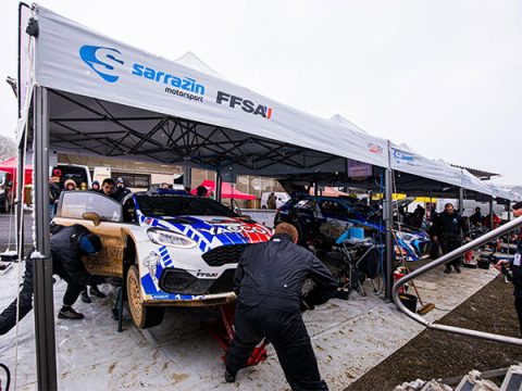 Tentes paddocks de Sarrazin Motorsport