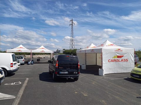 Tentes pliantes de Carglass Châteauroux